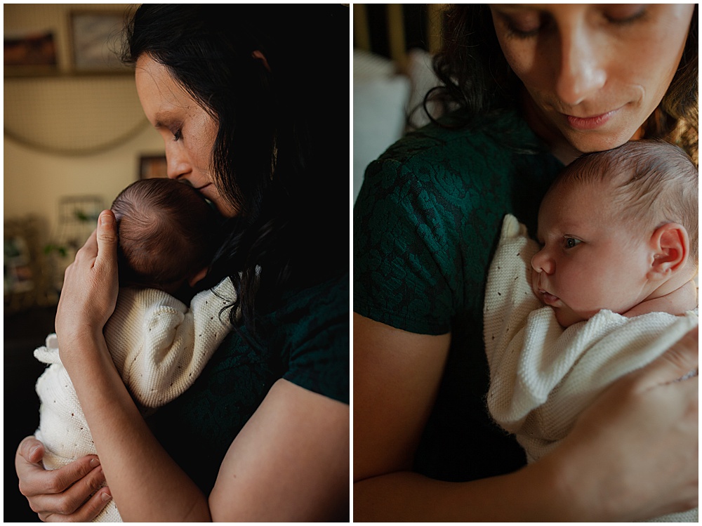 fells point maryland in home newborn session by Baltimore photographer Maria Ortiz