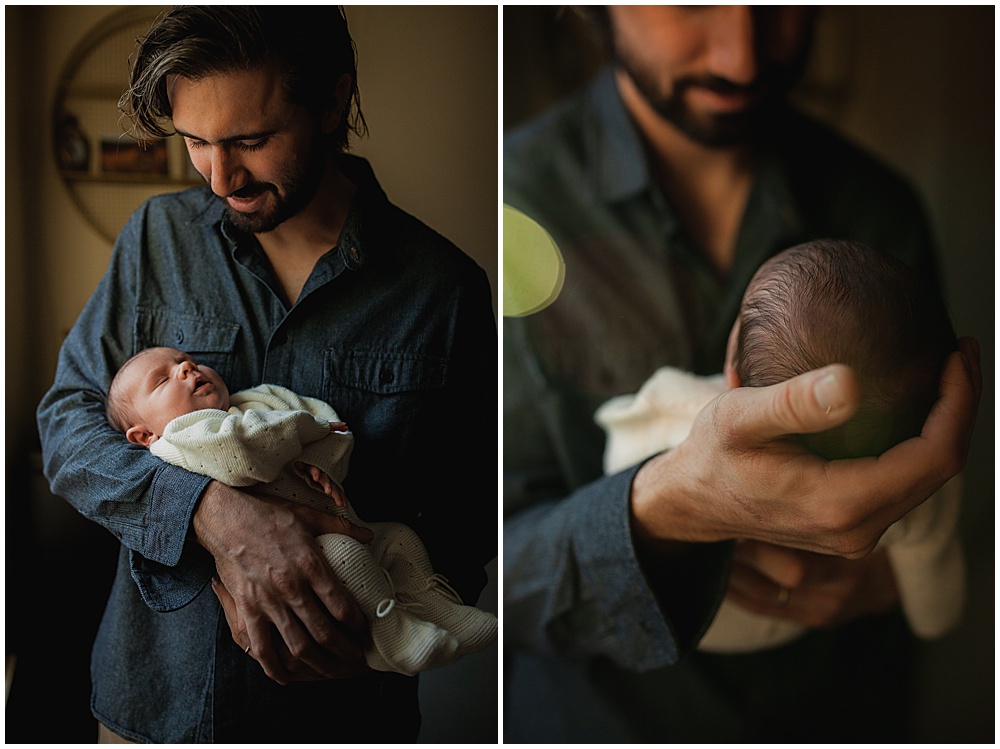 fells point maryland in home newborn session by Baltimore photographer Maria Ortiz
